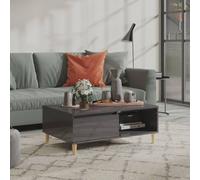 Vidaxl Coffee Table High Gloss Grey 90X60X35 Cm Engineered Wood