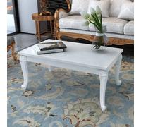 vidaXL Coffee Table High Gloss White 100x50x42 cm Engineered Wood