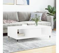 vidaXL Coffee Table High Gloss White 104x60x35 cm Engineered Wood