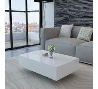 vidaXL Coffee Table High Gloss White UK HOT