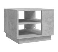 vidaXL Grey Concrete Coffee Table 55x55x43 cm Particleboard