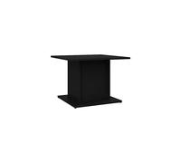 vidaXL Coffee Table Home Living Room Office Furniture Modern Rectangular End Accent Sofa Couch Side Tea Table with Storage Shelf Black Chipboard