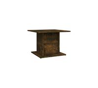 vidaXL Coffee Table Home Living Room Office Furniture Modern Rectangular End Accent Sofa Couch Side Tea Table with Storage Shelf Smoked Oak Chipboard