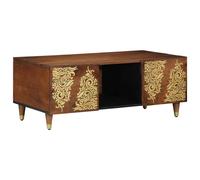 vidaXL Coffee Table Honey brown 100 x 54 x 40 cm Solid Mango Wood
