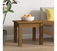 vidaXL Coffee Table Honey Brown 35x35x30 cm Solid Wood Pine