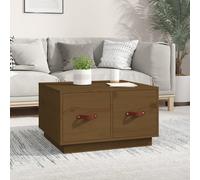 vidaXL Coffee Table Honey Brown 60x53x35 cm Solid Wood Pine