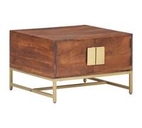 vidaXL Solid Acacia Wood Coffee Table Honey Brown Side Tea Table Living Room