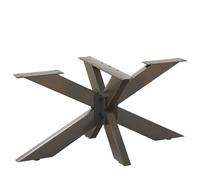 vidaXL Coffee Table Leg Spider Shape Black 98x58x(42-43) cm Steel