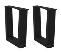 Dining Table Legs V-Shape Desk Legs Kitchen Furniture Leg 3 pcs Steel vidaXL