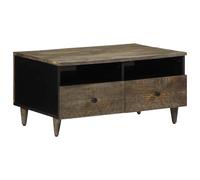 vidaXL Coffee Table Light Grey 80x54x40 cm Solid Wood Mango, side table, living