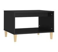 vidaXL Coffee Table Living Room Furniture Side Sofa Telephone Couch Centre Accent End Tea Coffee Table with Storage Black Engineered Wood