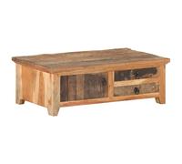 Vidaxl Coffee Table 90X50X31 Cm Solid Reclaimed Wood