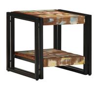 vidaXL Coffee Table Multicolour 40 x 40 x 38 cm Solid Reclaim Wood