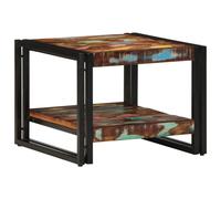 vidaXL Coffee Table Multicolour 50x50x38 cm Solid Wood Reclaimed side table