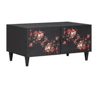 vidaXL Coffee Table Multicolour 80 x 50 x 40 cm Solid Mango Wood, Living Room, R