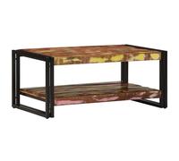 vidaXL Coffee Table Multicolour 90x50x38 cm Solid Wood Reclaimed side table