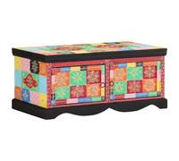 vidaXL Coffee Table Multicolour 90x50x40 cm Solid Wood Mango side table