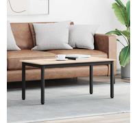 VidaXL Coffee Table Natural 100 X 50 X 45 Cm Solid Pine Wood