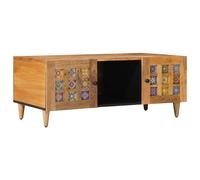 Coffee Table Natural 100 x 54 x 40 cm Solid Mango Wood