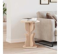 vidaXL Coffee Table Natural 39.5 x 39.5 x 53.5 cm Solid pine wood