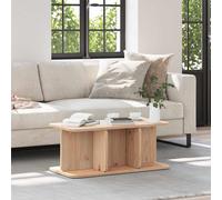 vidaXL Coffee Table Natural 80 x 39.5 x 33.5 cm Solid pine wood