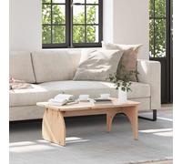 vidaXL Coffee Table Natural 80 x 50 x 31 cm Solid pine wood