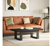 vidaXL Coffee Table NOAIN Black 119 x 60 x 40 cm Solid Pine Wood