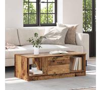vidaXL Coffee Table Old Wood 102 x 50 x 36cm Engineered Wood