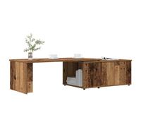 Coffee Table Old Wood 150x50x35 cm Engineered Wood