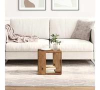 vidaXL Coffee Table Old Wood 32 x 32 x 30 cm Engineered Wood