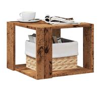 Vidaxl Coffee Table Old Wood 40X40X30 Cm Engineered Wood Coffee Tables