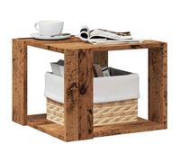 Vidaxl Coffee Table Old Wood 40X40X30 Cm Engineered Wood Coffee Tables