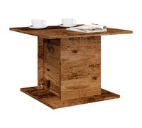 vidaXL Coffee Table Old Wood 55.5x55.5x40 cm Engineered Wood, Brown