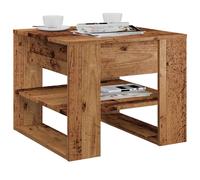 vidaXL Coffee Table Old Wood 55.5x55x45 cm Engineered Wood