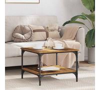 vidaXL Coffee Table Old Wood 55 x 55 x 40 cm Engineered Wood