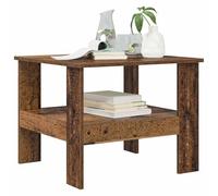 vidaXL Coffee Table Old Wood 57 x 55 x 45 cm Engineered Wood, Elegant Coffee Table, Rectangular Low, Functional Living Room Necessity, Stylish Accent for Modern Spaces