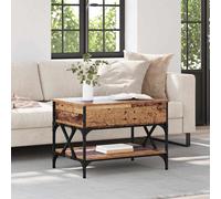 vidaXL Coffee Table Old Wood 70 x 50 x 50 cm Engineered Wood