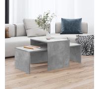Coffee Table Set Engineered Wood Living Room Sofa Table Multi Colours