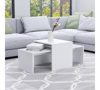 Vidaxl Coffee Table Set White 100X48X40 Cm Engineered Wood Coffee Tables