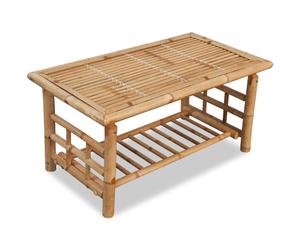 vidaXL Coffee Table Side End Living Room Table In/Outdoor Garden Patio Bamboo