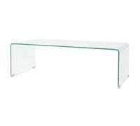 Vidaxl Coffee Table Tempered Glass 98X45X30 Cm Clear
