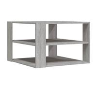 vidaXL Coffee Table Grey Sonoma 58x58x40 cm Engineered Wood, Grey
