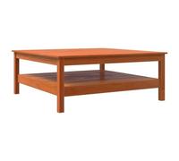 vidaXL Coffee Table Tea Side End Table Sofa Table Wax Brown Solid Wood Pine
