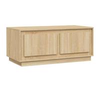 vidaXL Coffee Table, Side Table, Living Room End Couch Accent Tea Centre Telephone Table with Storage, Modern Style, Sonoma Oak Engineered Wood