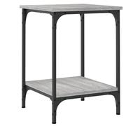 vidaXL Coffee Table Side Table Sofa Couch Table Grey Sonoma Engineered Wood
