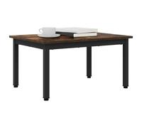 vidaXL Coffee Table Smoke Oak 70 x 50 x 36 cm Engineered Wood