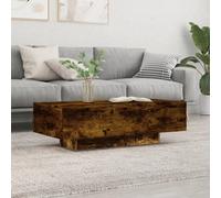 vidaXL Coffee Table Smoked Oak 100x49.5x31 cm Engineered Wood