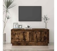 vidaXL Coffee Table Smoked Oak 102x50x44 cm Engineered Wood UK HOT