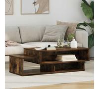 vidaXL Coffee Table Smoked Oak 105 x 50 x 32.5 cm Engineered Wood