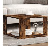vidaXL Coffee Table Smoked Oak 51.5x51.5x30 cm Engineered Wood